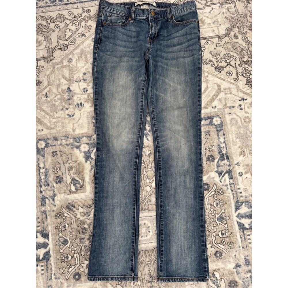 Joe Fresh Slim Straight Jeans Women's Size 2 Blue Low Rise